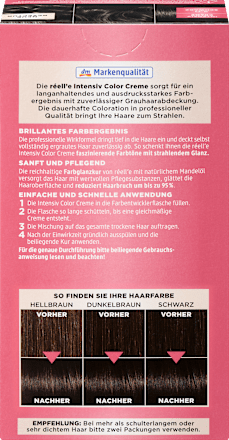 Haarfarbe Intensiv Color Creme 3.0 Dunkelbraun réell‘e