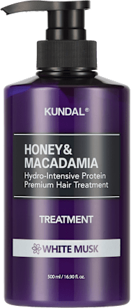 Honey & Macadamia balzám na vlasy White Musk KUNDAL