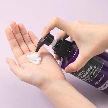 Honey & Macadamia balzám na vlasy White Musk KUNDAL