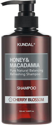 Honey & Macadamia šampon na vlasy Cherry Blossom KUNDAL