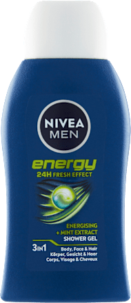 Tusfürdő Energy, 24h fresh effect NIVEA MEN