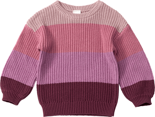Pullover aus Strick, lila & rosa, Gr. 122 ALANA