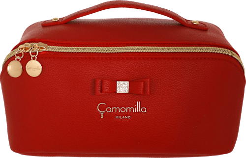 Toaletna torbica – živo rdeča Camomilla