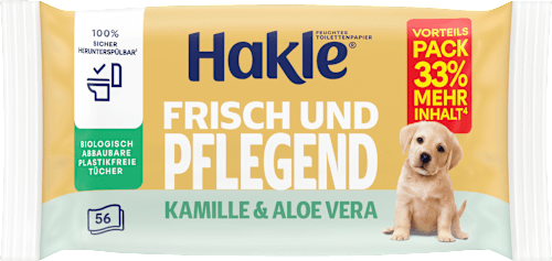 Feuchtes Toilettenpapier Pflegende Sauberkeit Vorteilspack Hakle