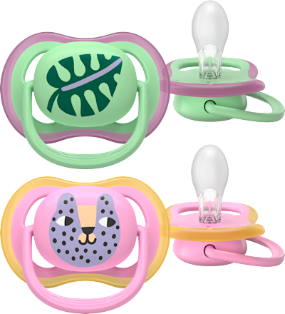 Duda varalica ultra air za djevojčice, 0 – 6 mj. – roza i zelena PHILIPS AVENT