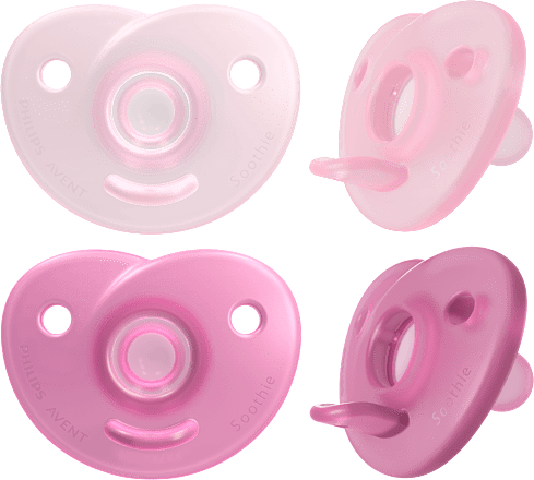 Duda Soothie - roza, 0-6 m PHILIPS AVENT