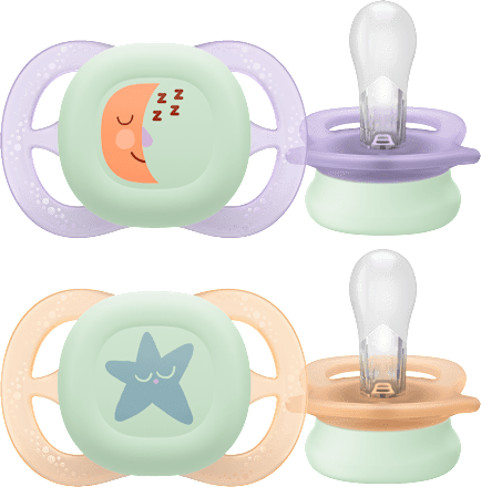 Duda varalica za djevojčice ultra start, 0 – 2 mj. – narančasta i ljubičasta PHILIPS AVENT