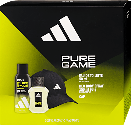 Férfi EdT, deo spray és baseball sapka ajándékcsomag adidas