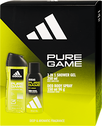 Pure Game Férfi deo spray és tusfürdő ajándékcsomag adidas