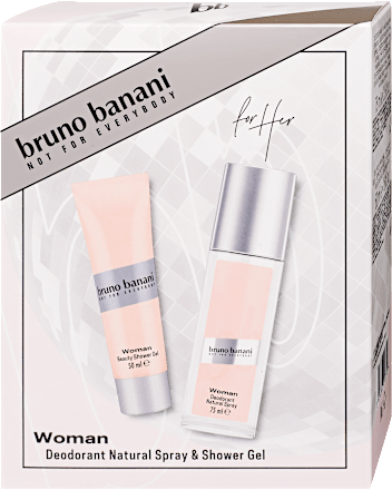 Deo natural spray, tusfürdő ajándékcsomag Bruno Banani