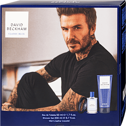 Classic blue férfi EdT, tusfürdő és karkötő ajándékcsomag DAVID BECKHAM