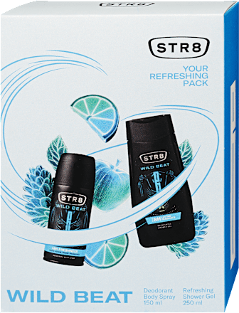 Wild beat tusfürdő és deo spray ajándékcsomag STR8