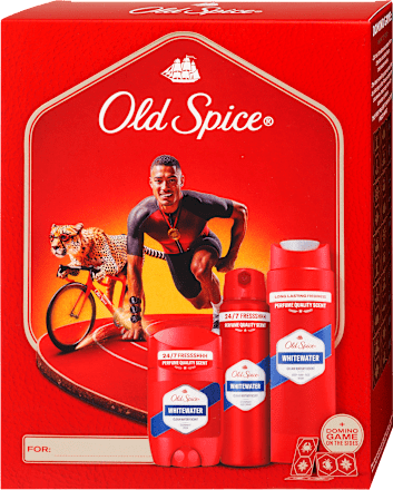 Deo stift, deo spray és tusfürdő ajándékcsomag Old Spice