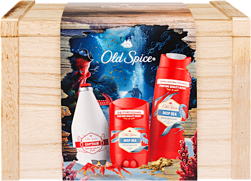 After shave, deo stift, tusfürdő ajándékcsomag Old Spice