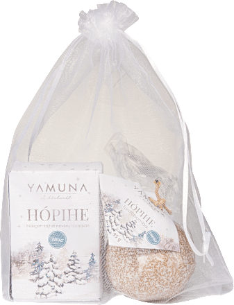 Hópihe szappan és fürdőbomba ajándékcsomag Yamuna