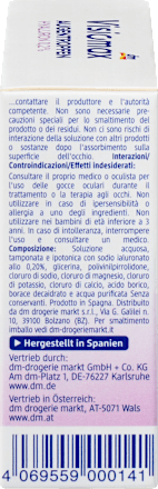 Gocce oculari monodose con acido ialuronico 0,2 %, 15 x 0,4 ml visiomax