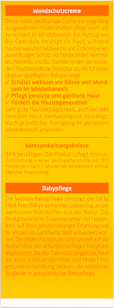 Wundschutzcreme Calendula WELEDA baby