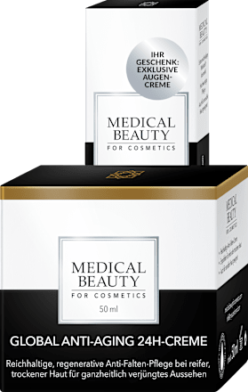 Gesichtscreme Set Anti Aging 24H-Creme & Gratis Augencreme Medical Beauty