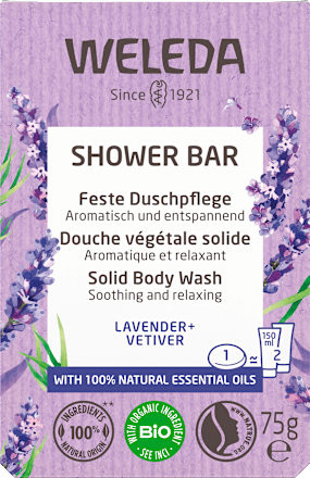 Festes Duschgel Lavender + Vetiver WELEDA