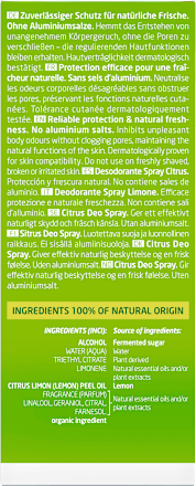 Deospray Citrus WELEDA