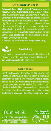 Erfrischendes Pflege-Öl WELEDA