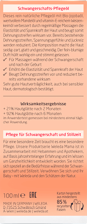 Pflegeöl Mama Schwangerschaft WELEDA Mama