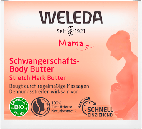 Körperbutter Schwangerschaft WELEDA Mama