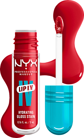 Lipgloss Lip IV Hydrating Gloss Stain 11 Red-y. Set. Wet! NYX PROFESSIONAL MAKEUP