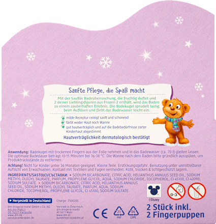 koupelová koule s hračkou Disney Frozen SauBär