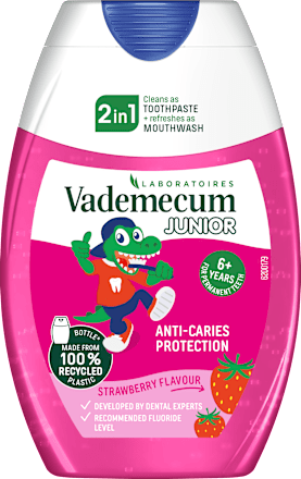 Junior fogkrém 2in1 eper ízesítéssel Vademecum