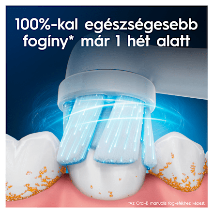 Pótfej iO elektromos fogkeféhez, GentleCare fehér színben Oral-B