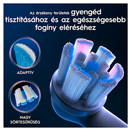 Pótfej iO elektromos fogkeféhez, GentleCare fehér színben Oral-B