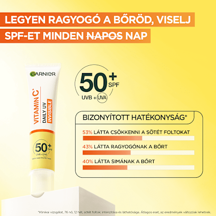 C-Vitamin fluid - Invisible, SPF50+ GARNIER SKIN NATURALS