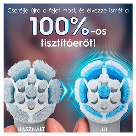 Pótfej iO elektromos fogkeféhez, GentleCare fehér színben Oral-B