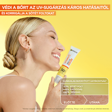 C-Vitamin fluid - Invisible, SPF50+ GARNIER SKIN NATURALS