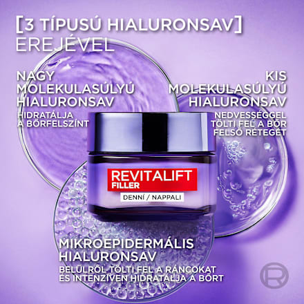 Nappali arckrém Revitalift filler L'ORÉAL PARiS REVITALIFT