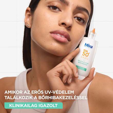 UV fluid bőrhibák ellen SPF 50+ Mixa