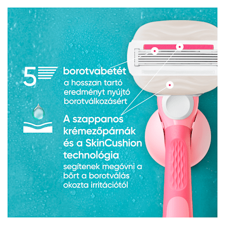 ComfortGlide Miami női borotvabetét sugarberry illattal Gillette Venus