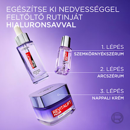 Nappali arckrém Revitalift filler L'ORÉAL PARiS REVITALIFT
