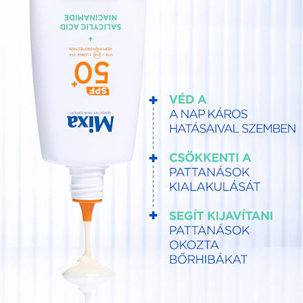 UV fluid bőrhibák ellen SPF 50+ Mixa