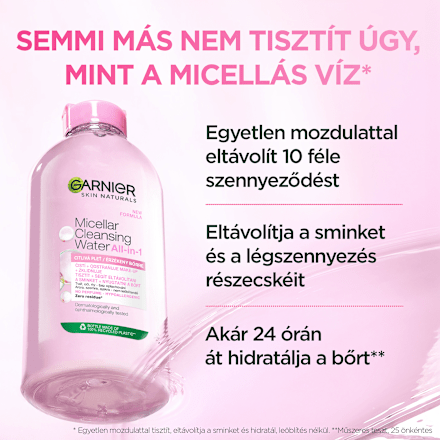 Micellás víz sensitive GARNIER SKIN NATURALS