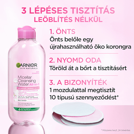 Micellás víz sensitive GARNIER SKIN NATURALS