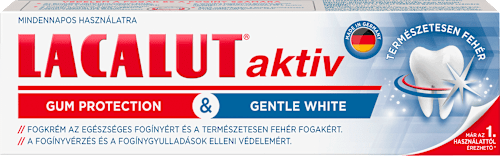Fogkrém aktiv gum protection & gentle white Lacalut