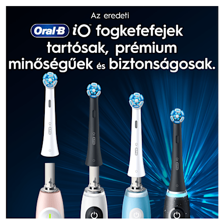 Pótfej iO elektromos fogkeféhez, fekete Ultimate Clean XL Pack Oral-B