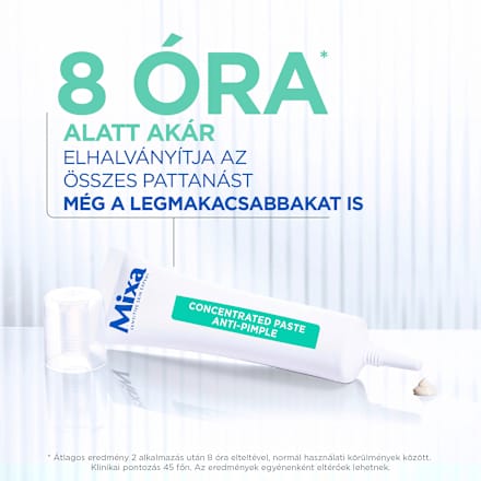 Koncentrált paszta pattanások ellen aknéra hajlamos bőrre Mixa