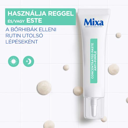 Koncentrált paszta pattanások ellen aknéra hajlamos bőrre Mixa