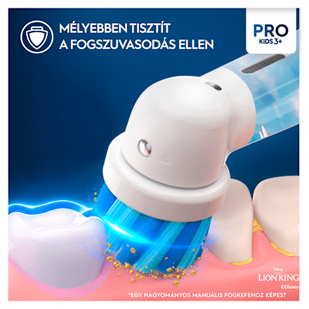 ProKids elektromos fogkefe Lion king matricákkal Oral-B