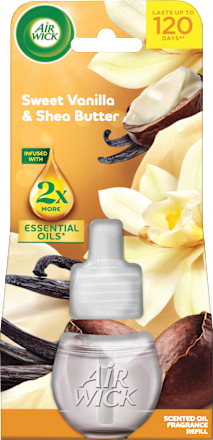Elektromos légfrissítő utántöltő Édes vanília és shea vaj illattal AIR WICK