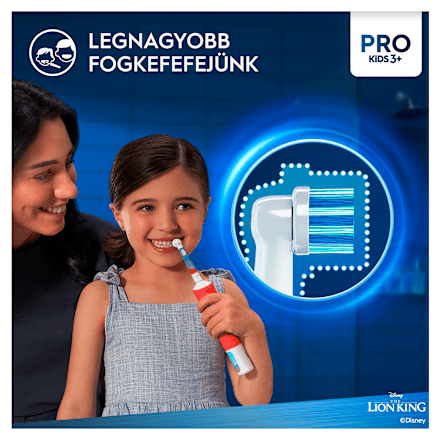ProKids elektromos fogkefe Lion king matricákkal Oral-B