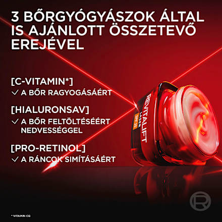 Ránctalanító nappali arckrém, paris revitalift laser renew x3 L'ORÉAL PARiS REVITALIFT